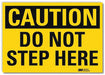 Safety Sign 7inx10in Reflective Sheeting