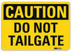 Caution Sign 10 in x 14 in Aluminum