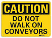 Safety Sign 10 inx14 in Aluminum