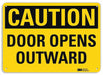 Caution Sign 10 in x 14 in Aluminum