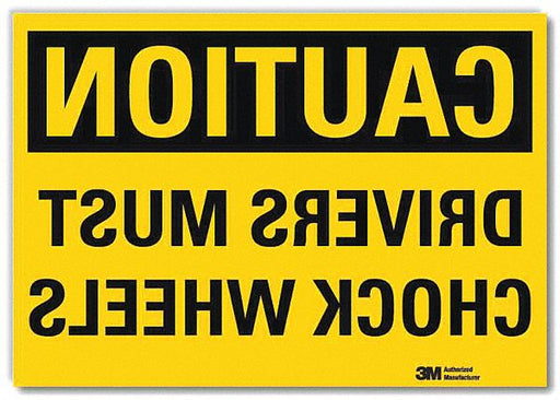 Safety Sign 7inx10in Reflective Sheeting