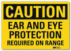Caution Sign 5 in x 7 in Rflct Sheeting