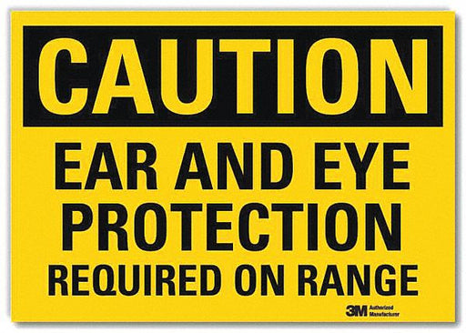 Caution Sign 5 in x 7 in Rflct Sheeting