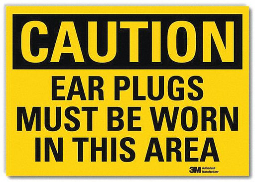 Caution Sign 7inx10in Reflctv Sheeting