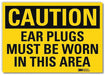 Caution Sign 5inx7in Reflective Sheeting