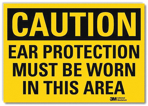 Caution Sign 5inx7in Reflective Sheeting