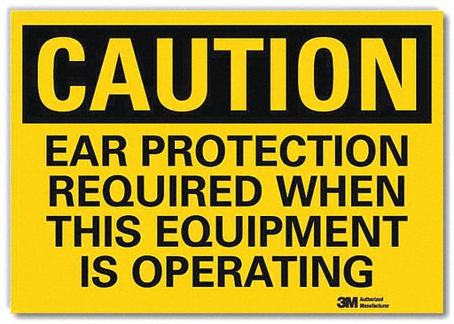 Caution Sign 7inx10in Reflctv Sheeting