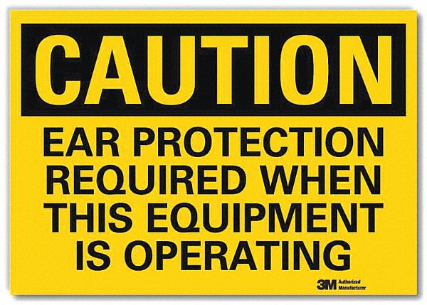 Caution Sign 7inx10in Reflctv Sheeting