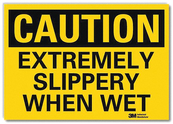 Safety Sign 7inx10in Reflective Sheeting