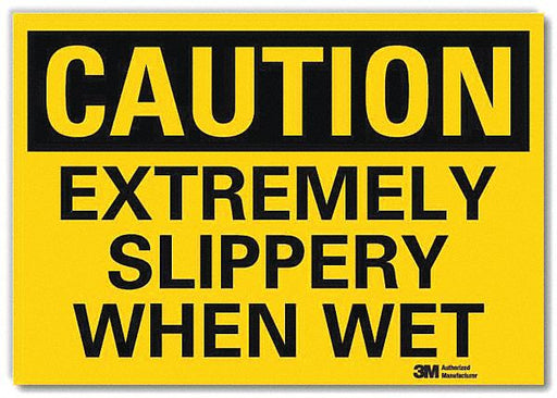 Safety Sign 5 in x 7 in Rflct Sheeting