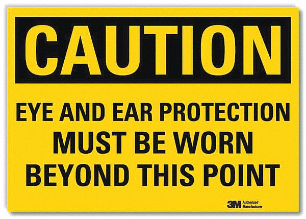 Caution Sign 10x14in Reflective Sheeting