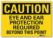 Caution Sign 7inx10in Reflctv Sheeting