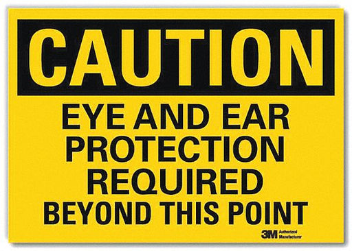 Caution Sign 10x14in Reflective Sheeting