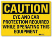 Caution Sign 7inx10in Reflctv Sheeting