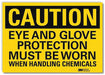 Caution Sign 10in x 14in Rflct Sheeting