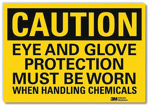 Caution Sign 10in x 14in Rflct Sheeting
