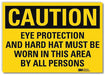 Caution Sign 10in x 14in Rflct Sheeting