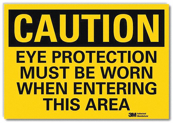 Caution Sign 10in x 14in Rflct Sheeting