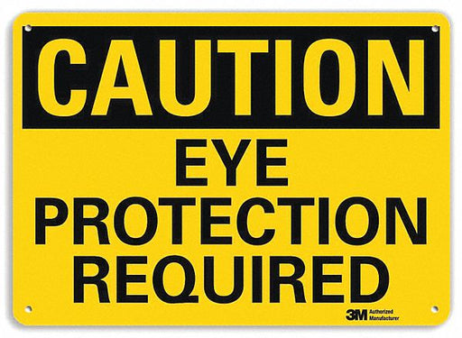 Safety Sign 7 in x 10 in Aluminum