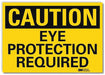 Caution Sign 5inx7in Reflective Sheeting