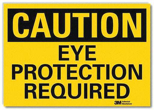 Caution Sign 5inx7in Reflective Sheeting