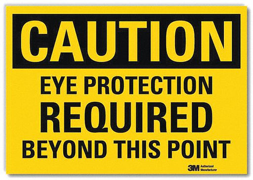 Caution Sign 7inx10in Reflctv Sheeting