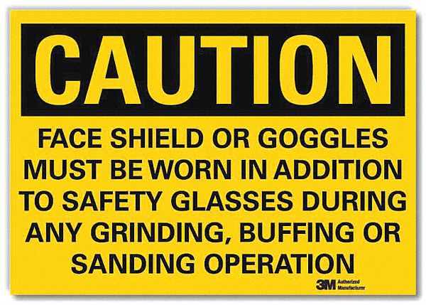 Caution Sign 10x14in Reflective Sheeting