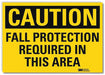 Caution Sign 7inx10in Reflctv Sheeting