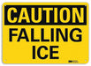 Caution Sign 10 in x 14 in Plastic