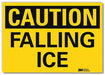 Rflct Icy Conditions Lbl 5x7in Plastic