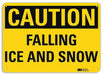 Caution Sign 10 inx14 in Aluminum