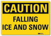 Rflct Icy Conditions Lbl 7x10in Plastic