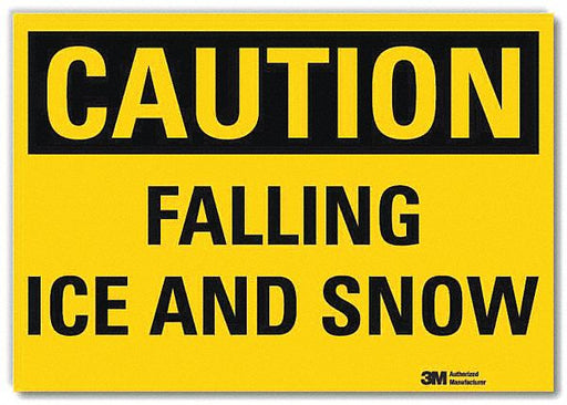 Rflctv Icy Conditions Lbl 10x14in Plastc