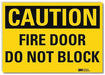 Safety Sign 7inx10in Reflective Sheeting