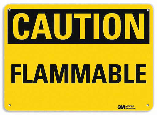 Caution Sign 10 inx14 in Plastic