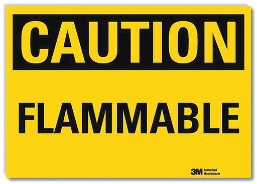 Caution Sign 5inx7in Reflective Sheeting