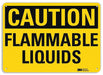 Caution Sign 7 in x 10 in Plastic