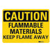 Caution Sign 7 inx10 in Plastic