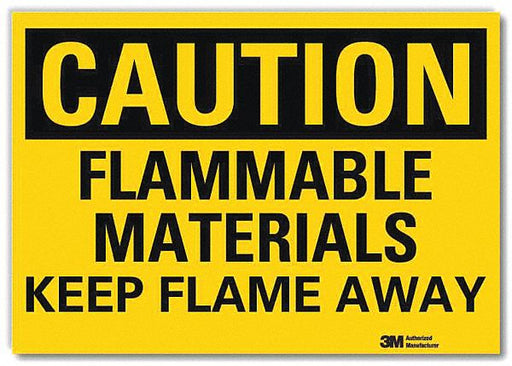 Caution Sign 7inx10in Reflctv Sheeting