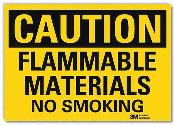 No Smoking Sign 5inx7in Reflctv Sheeting