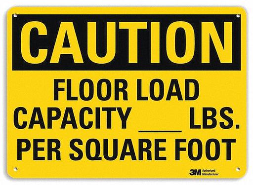 Safety Sign 7 in x 10 in Aluminum