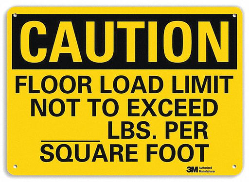 Safety Sign 10 inx14 in Aluminum