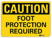 Caution Sign 10 inx14 in Aluminum