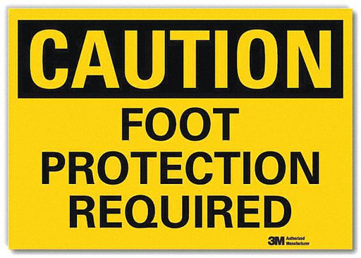 Caution Sign 7 in x 10 in Rflct Sheeting
