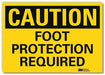 Caution Sign 5 in x 7 in Rflct Sheeting