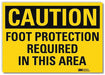 Caution Sign 10in x 14in Rflct Sheeting