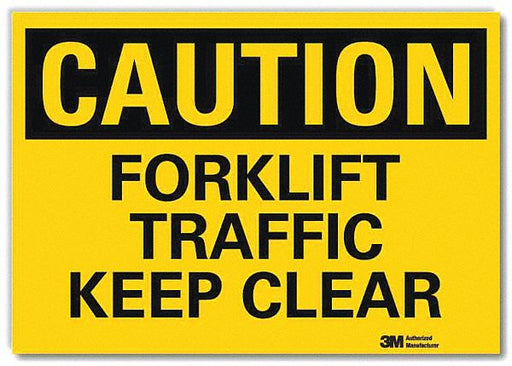 Safety Sign 5 in x 7 in Rflct Sheeting