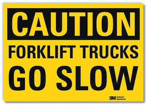 Safety Sign 5 in x 7 in Rflct Sheeting