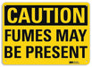 Caution Sign 10 in x 14 in Plastic