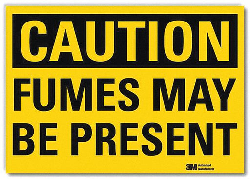Caution Sign 5 in x 7 in Rflct Sheeting